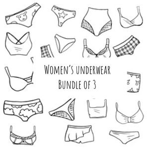 Women’s underwear set of 3